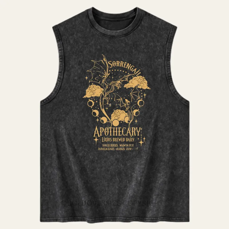 Vintage Dragon Violet Washed Tank