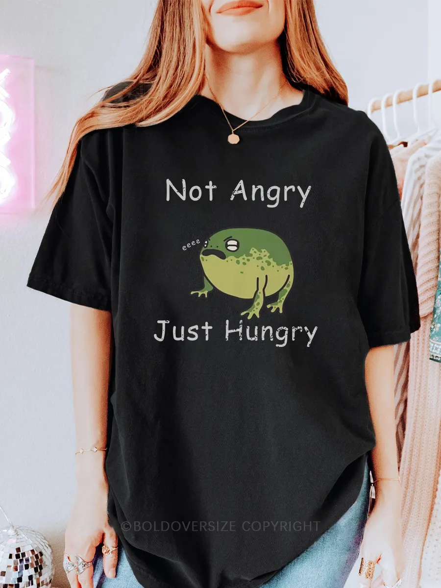 Vintage Not Angry Just Hungry Tee