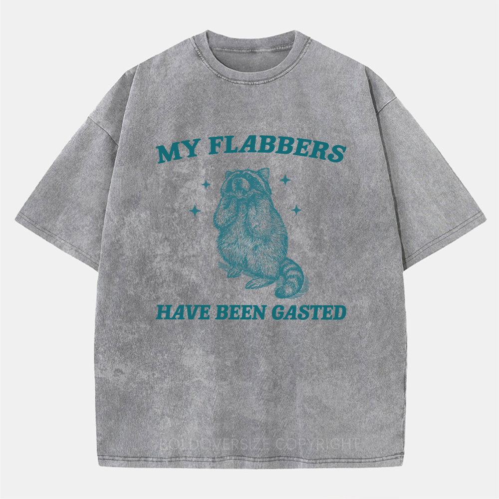 Vintage My Flabbers Have Been Gasted Washed T-Shirt