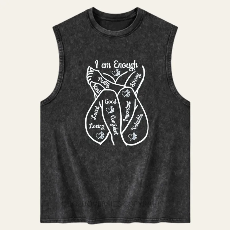 Vintage  Am Enough Washed Tank