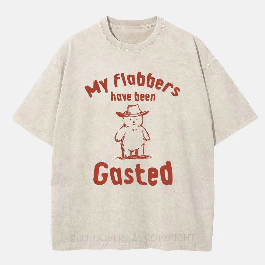 Vintage My Flabbers Have Been Gasted Washed T-Shirt