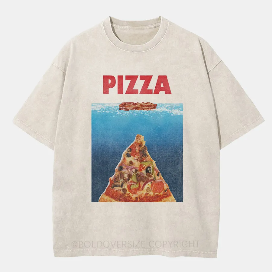 Vintaget Pizza Washed T-Shirt