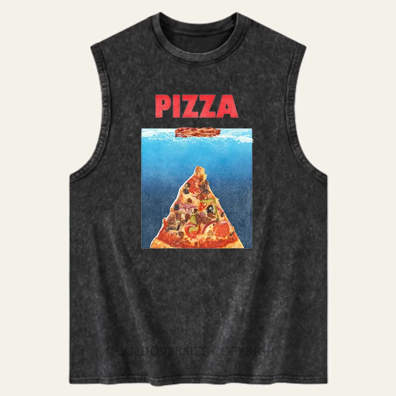 Vintage Pizza Washed Tank