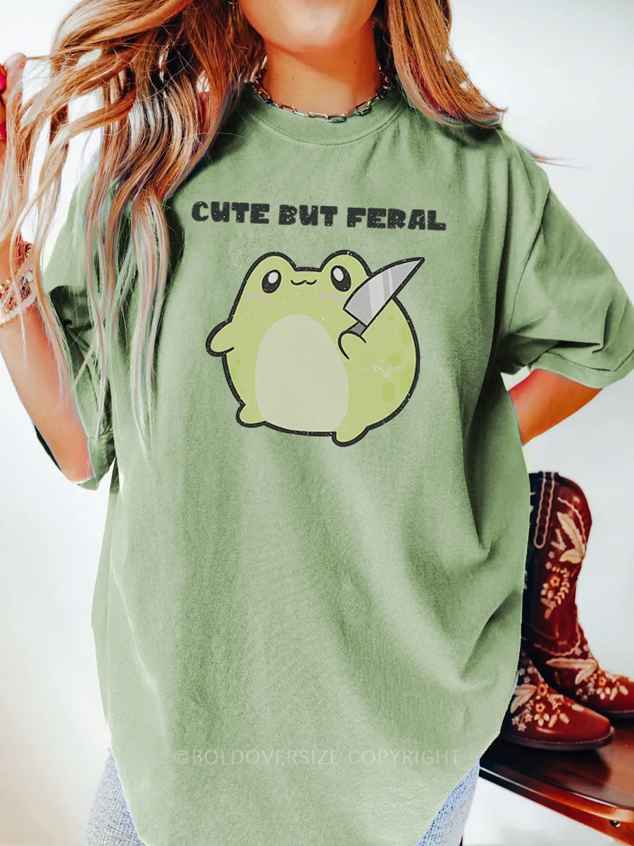Vintage Cute But Feral Tee