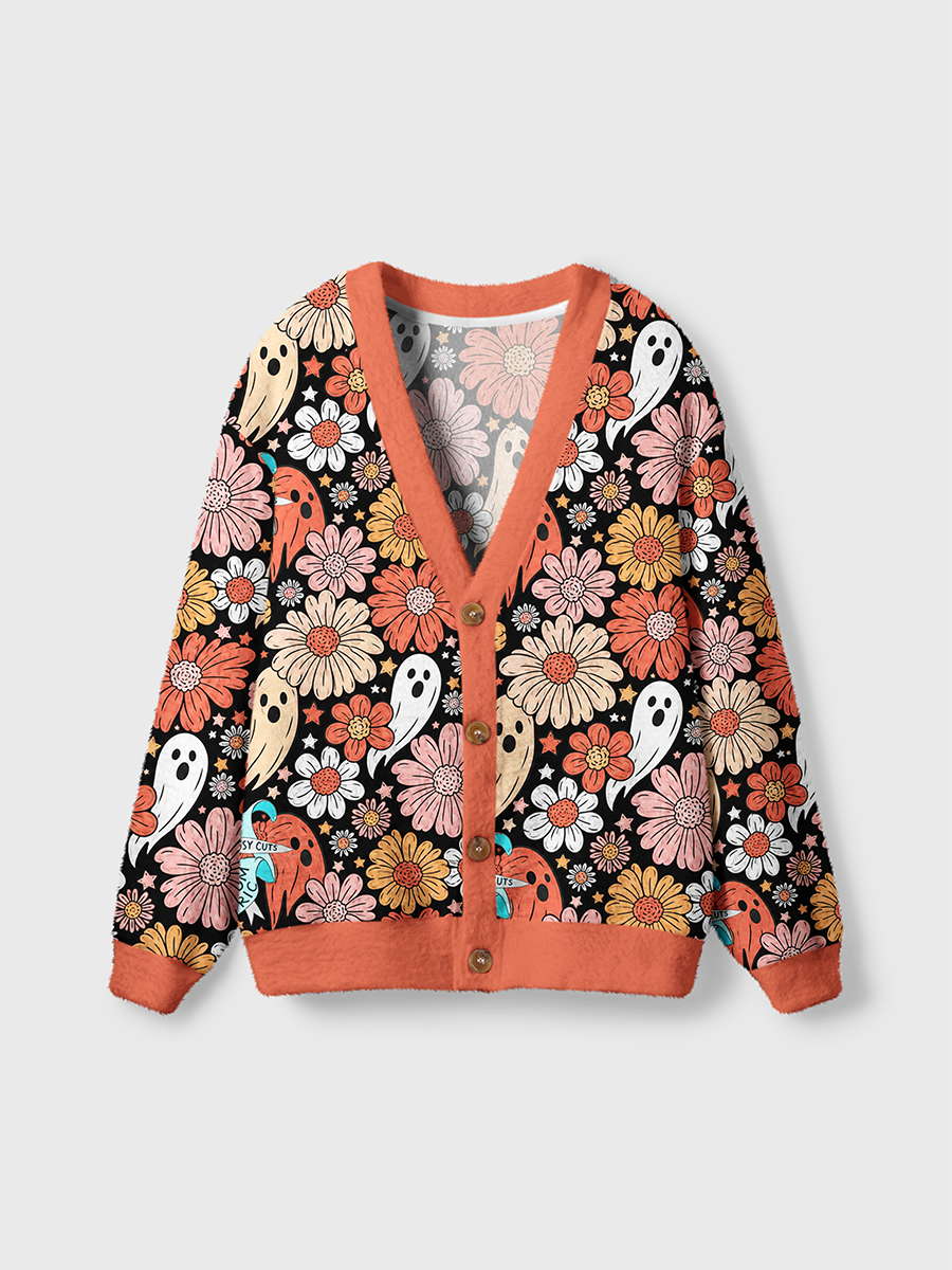 Vintage Fun Retro Halloween Cardigan Sweaters
