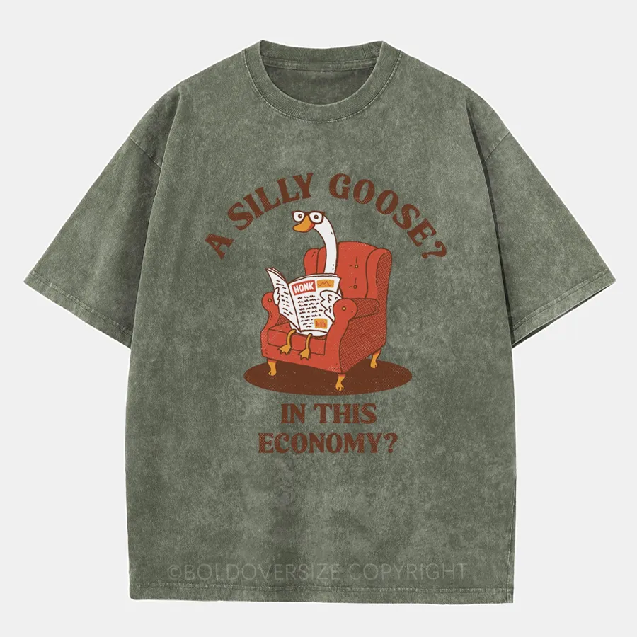 Vintage Silly Goose In This Economy Washed T-Shirt