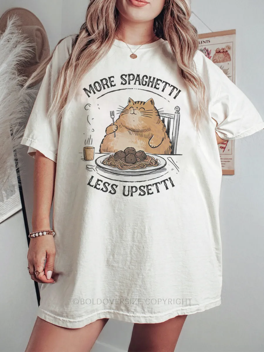 Vintage More Spaghetti Less Upsetti Tee