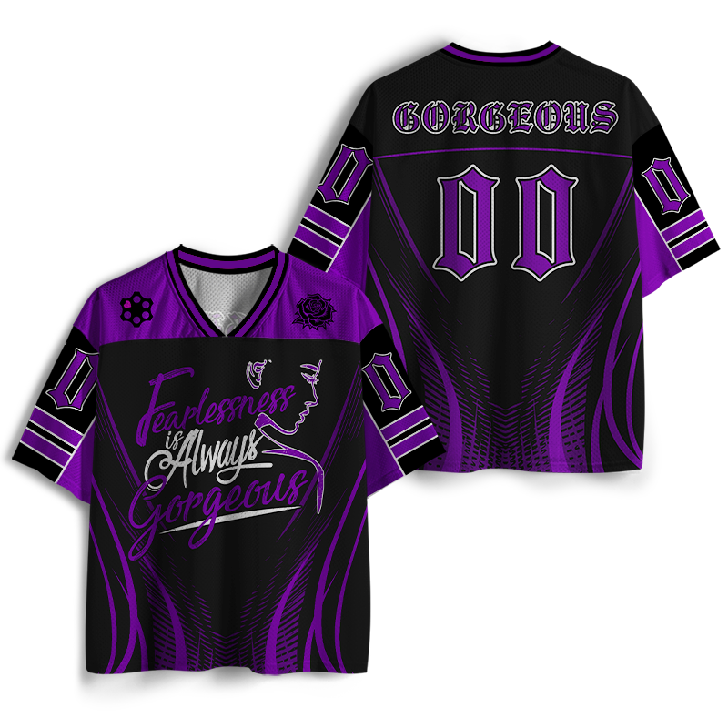 Vintage Fearlessness Is Always Gorgeous Mesh Jersey