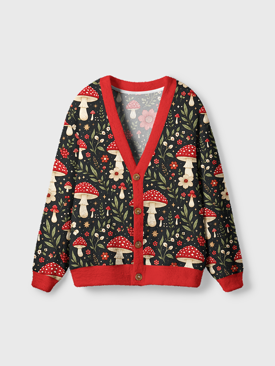 Vintage Dark Fairytale Forest Cardigan Sweaters