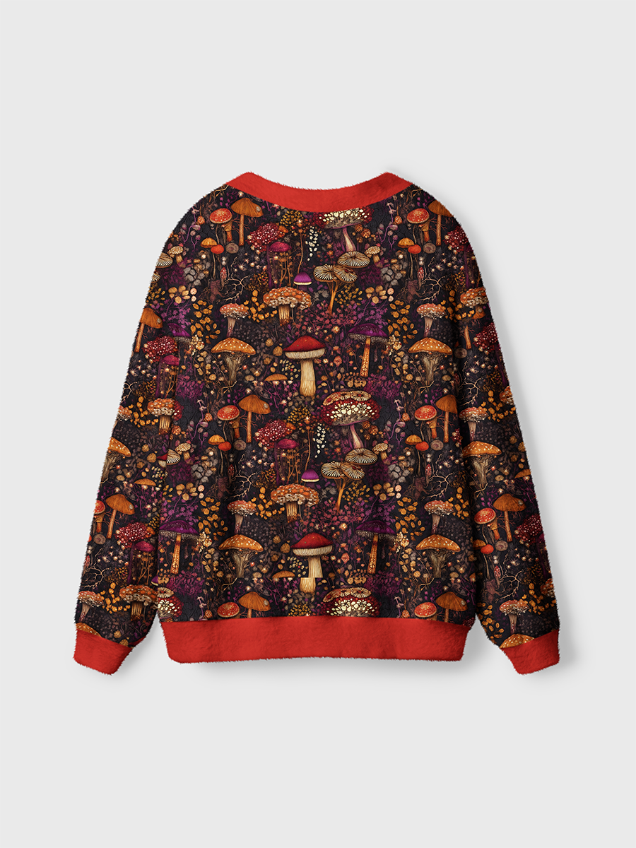 Vintage Magical Forest Night Cardigan Sweaters