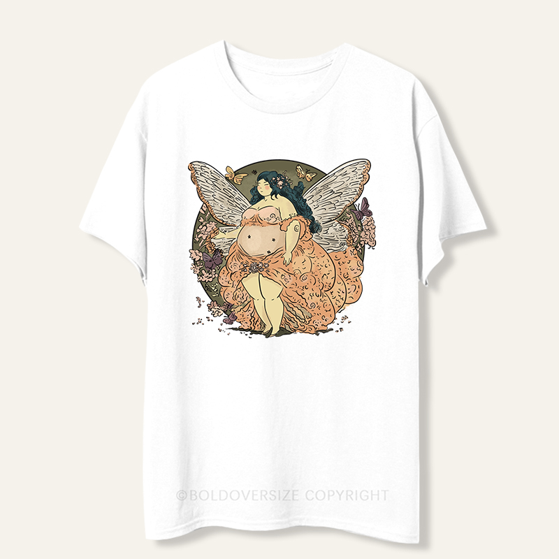 Vintage Dreamy Chubby Fairy Tee