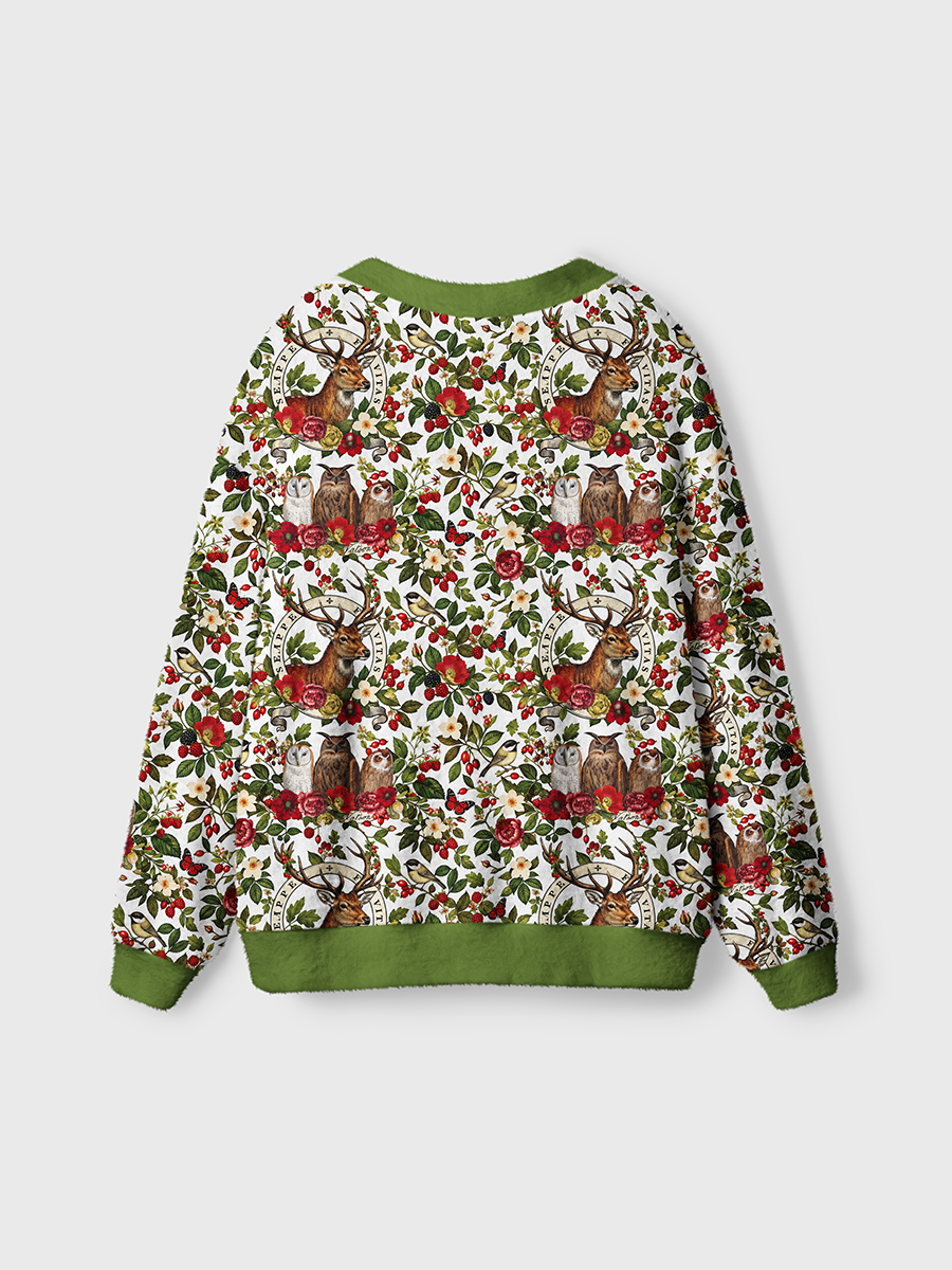 Vintage British Vintage Nature Cardigan Sweaters
