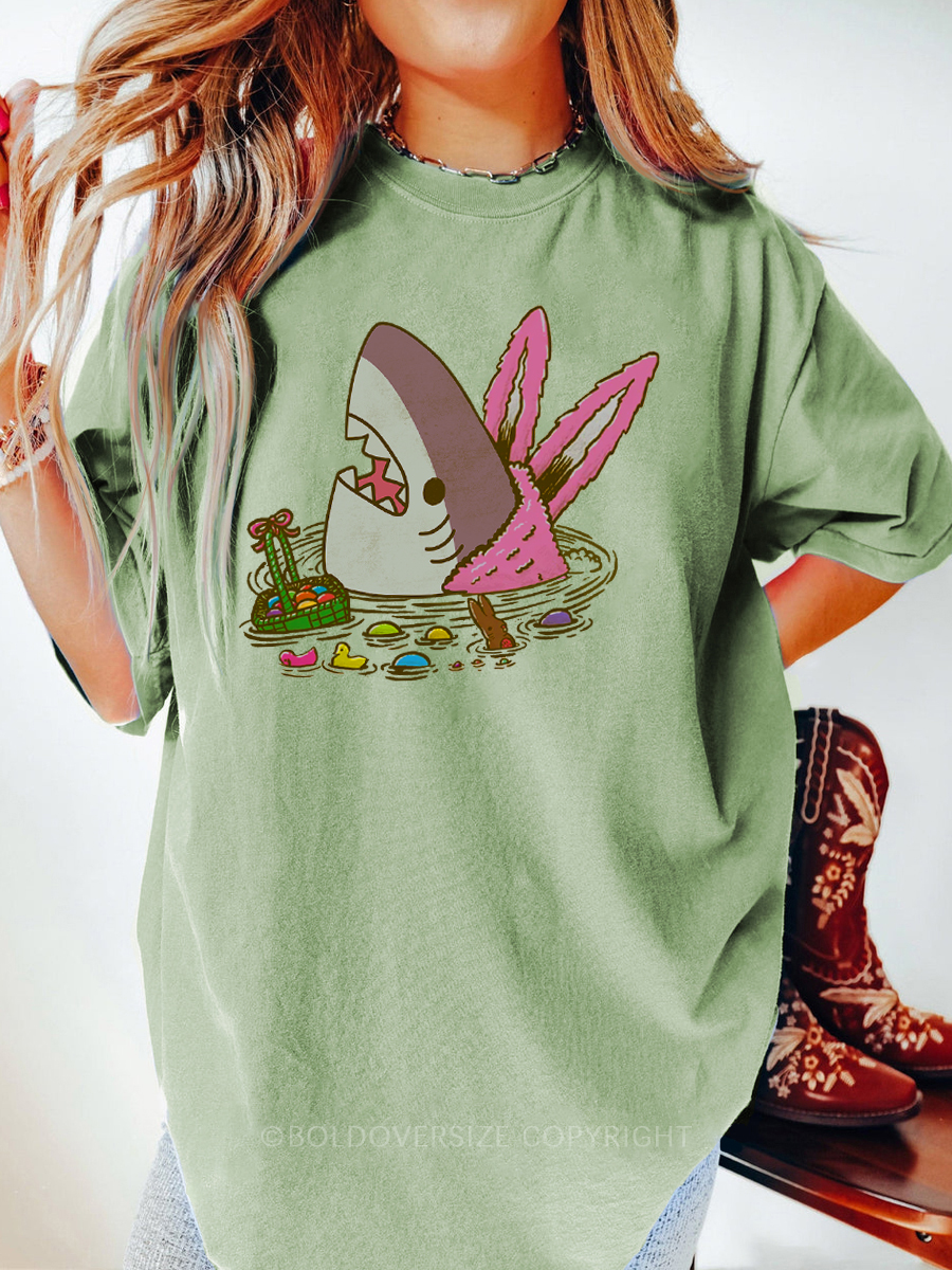 Vintage Easter Shark Tee
