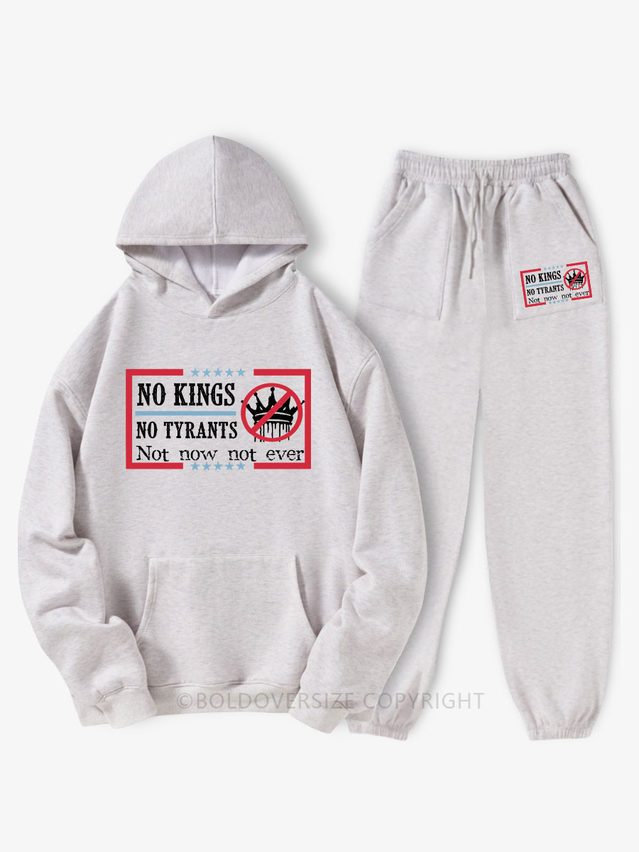 Vintage No Kings No Tyrants Fleece Hoodie Suit
