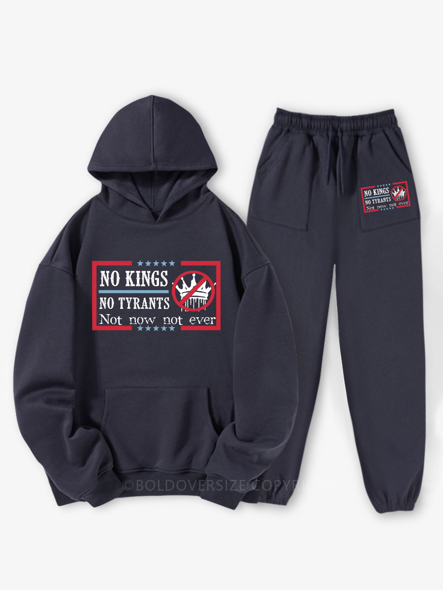 Vintage No Kings No Tyrants Fleece Hoodie Suit