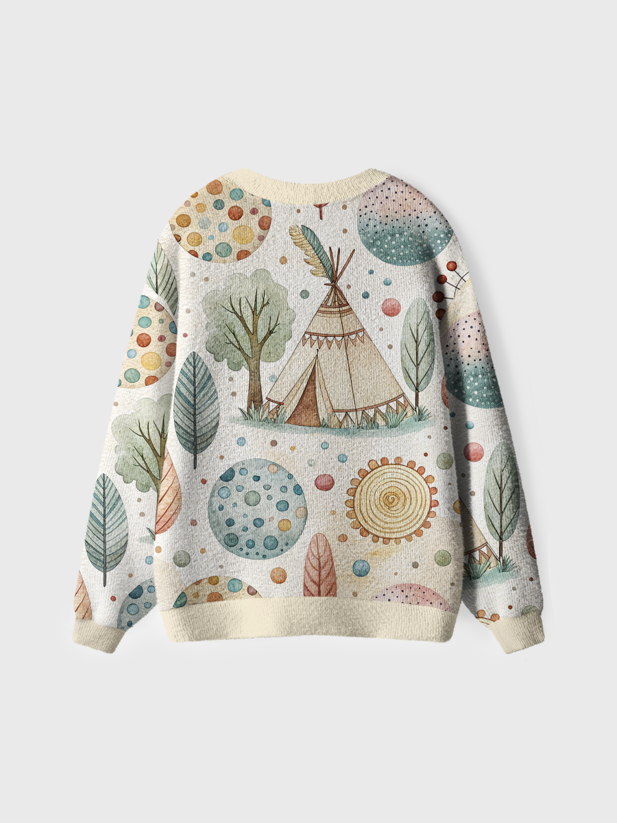 Vintage Howdy Easter Cardigan Sweaters