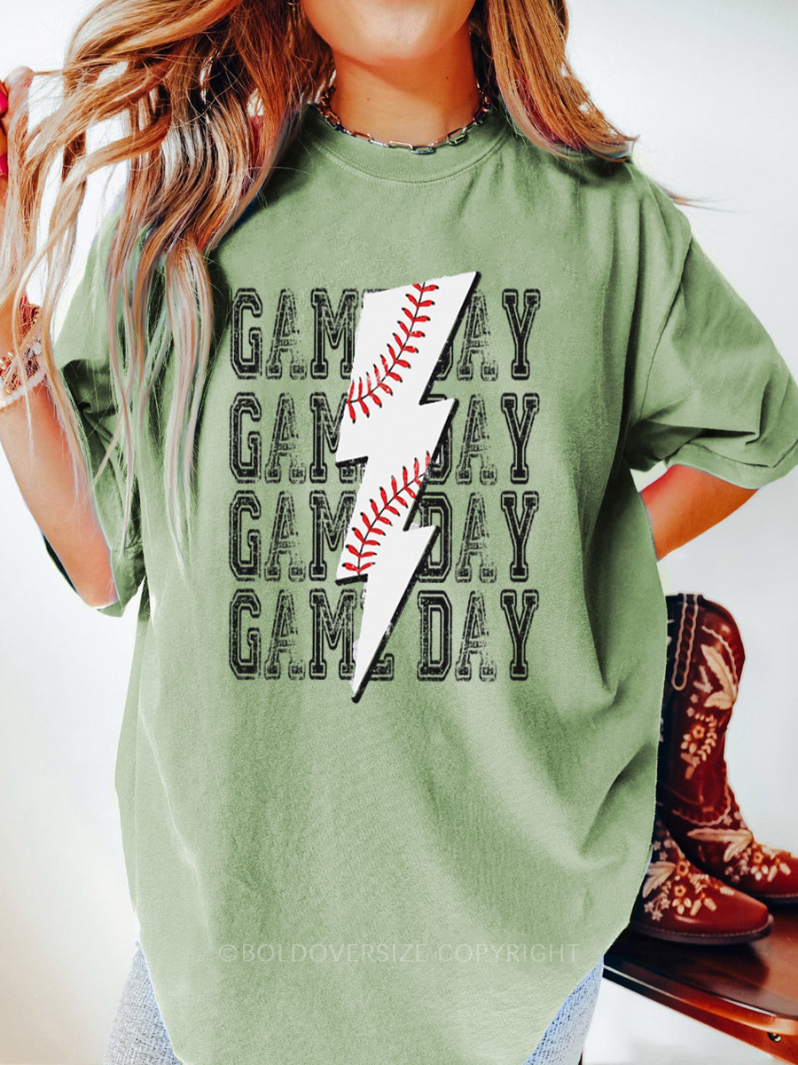 Vintage Baseball Game Day Tee