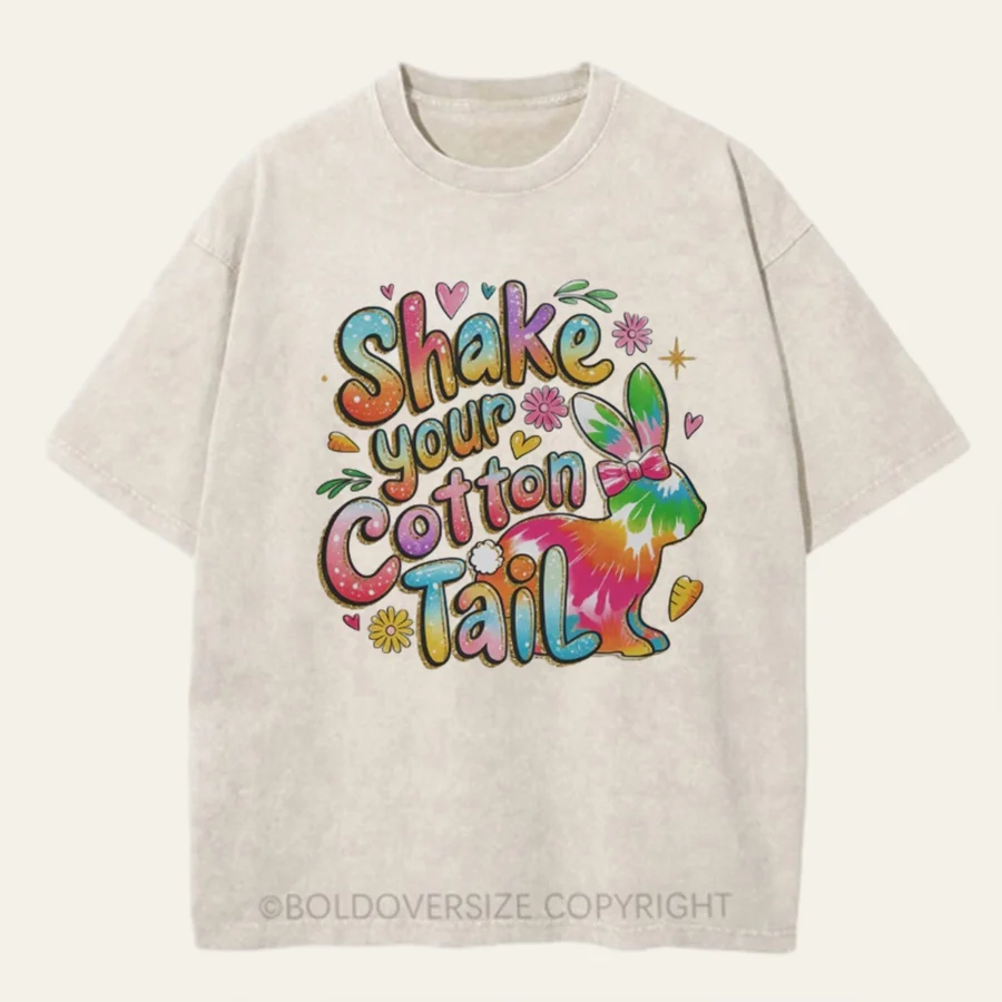 Vintage Shake Your Cotton Tail Washed T-Shirt