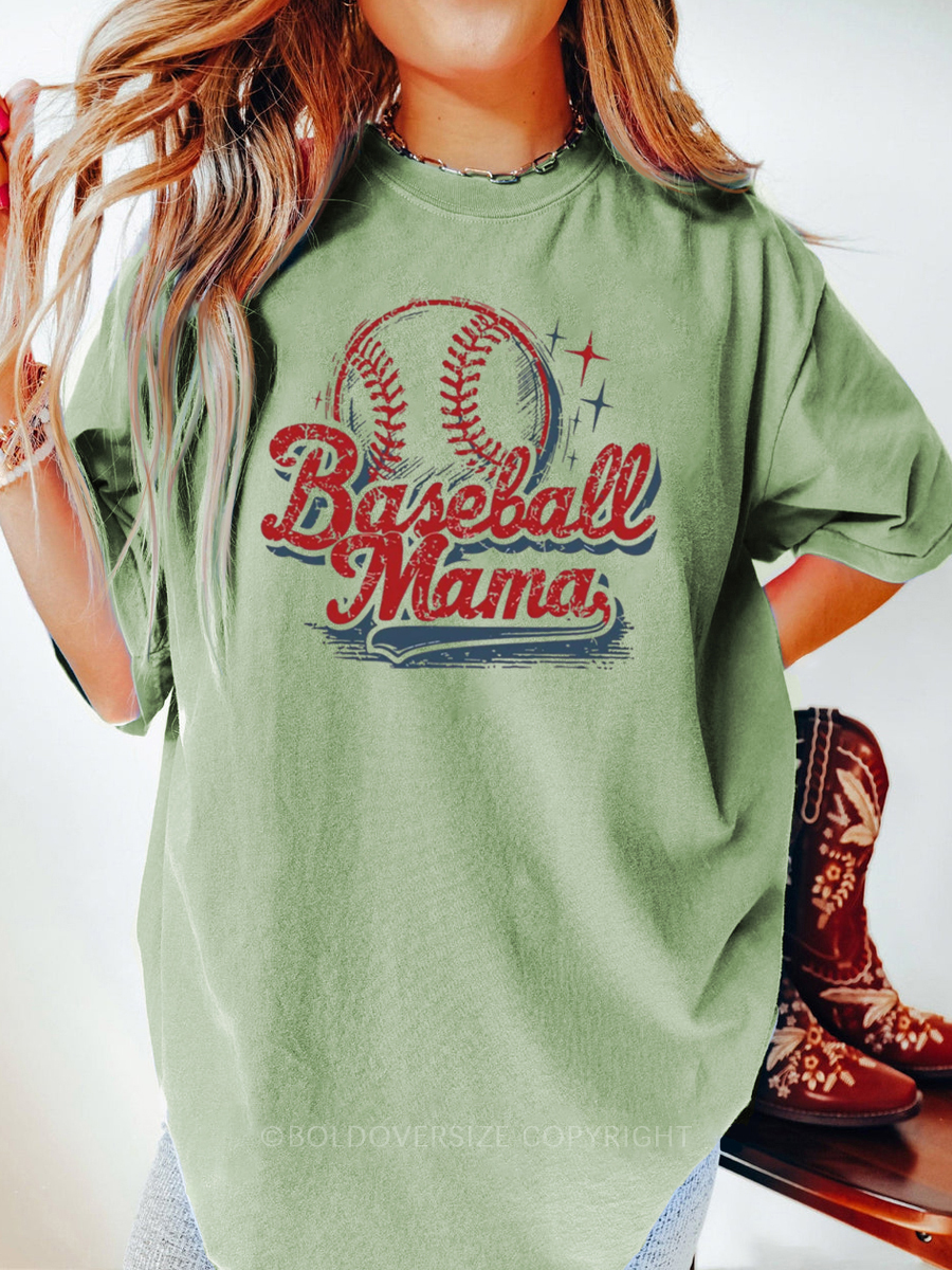 Vintage Baseball Mama Tee