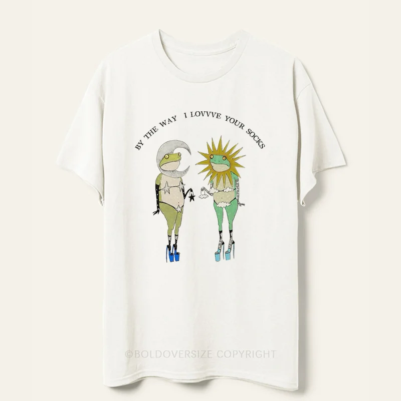 Vintage Love Your Socks Sexy Frog Tee