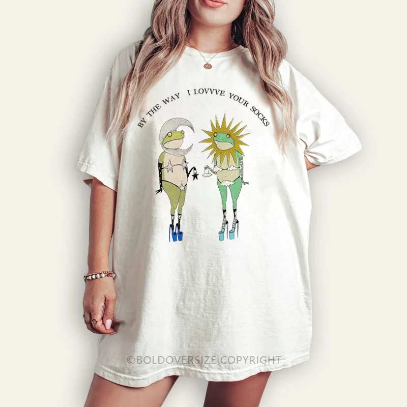 Vintage Love Your Socks Sexy Frog Tee
