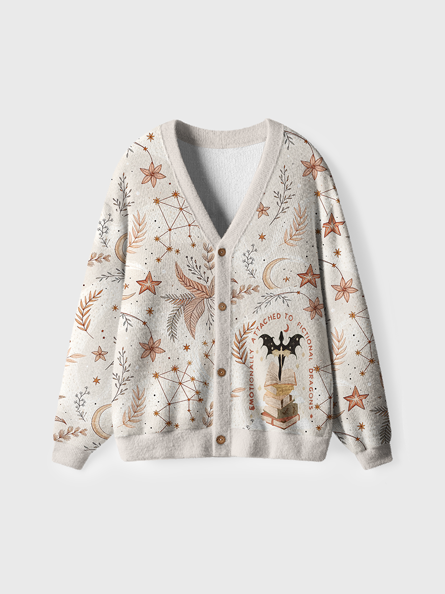 Vintage Book Lover Cardigan Sweaters