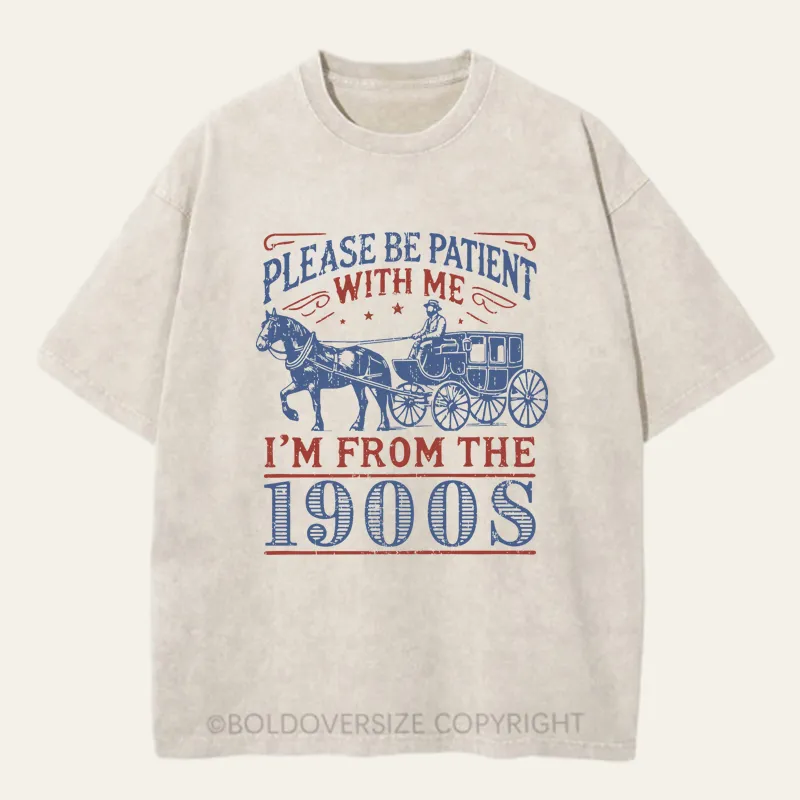 Vintage Please Be Patient With Me Washed T-Shirt