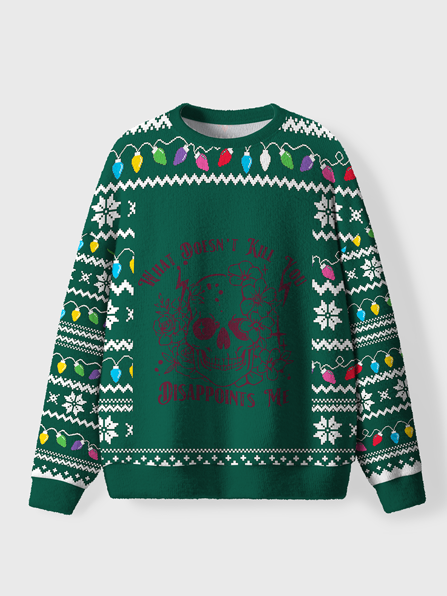 Vintage What Doesn’t Kill You Disappoints Me Tee Ugly Sweater