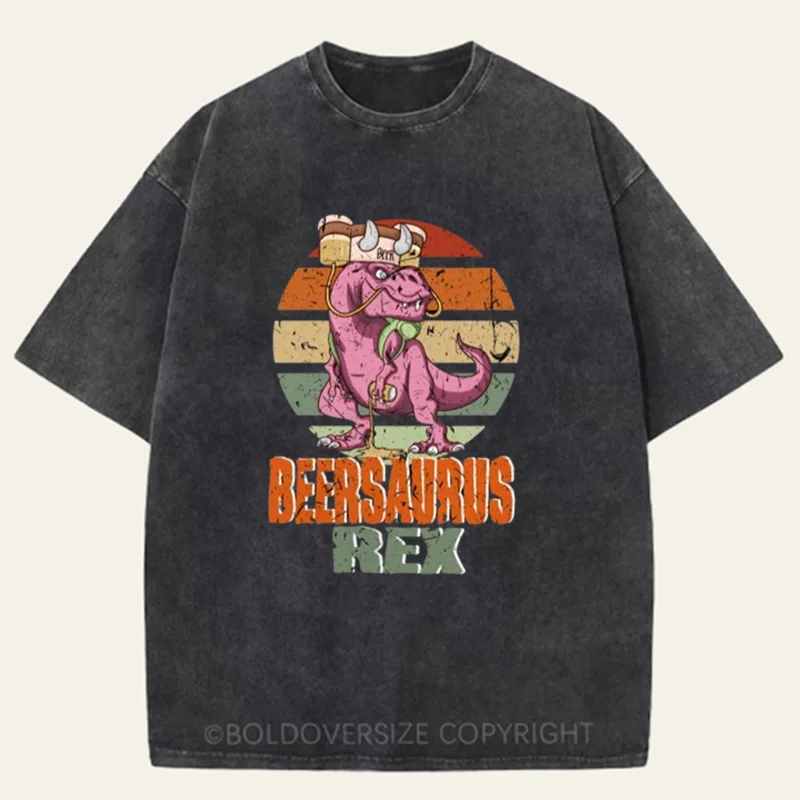 Vintage Beersaurus Washed T-Shirt