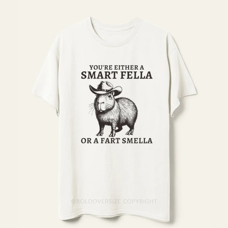 Vintage Smart Fella Capybara 90S Tee