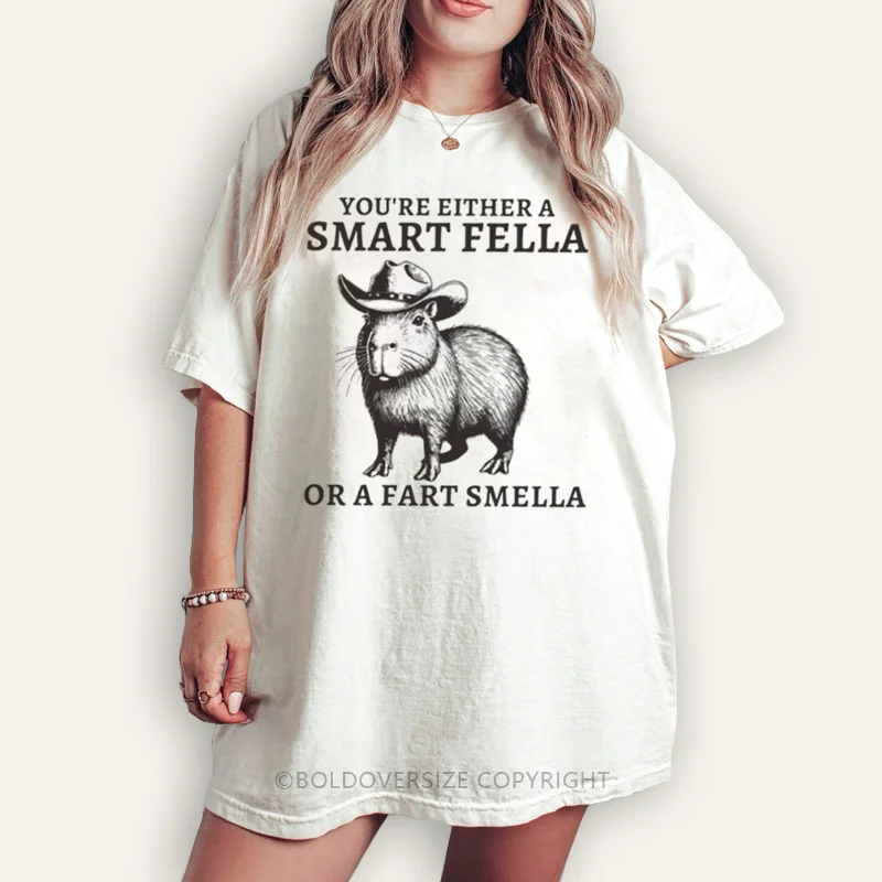 Vintage Smart Fella Capybara 90S Tee