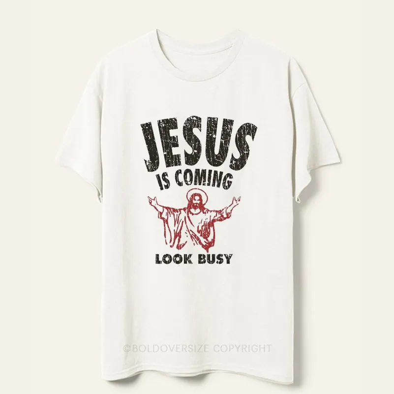 Vintage Jesus Is Coming Tee