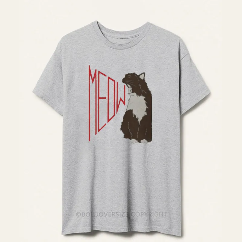 Vintage Meow Cat Tee