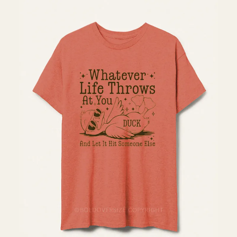Vintage Whatever Life Throws At You Tee