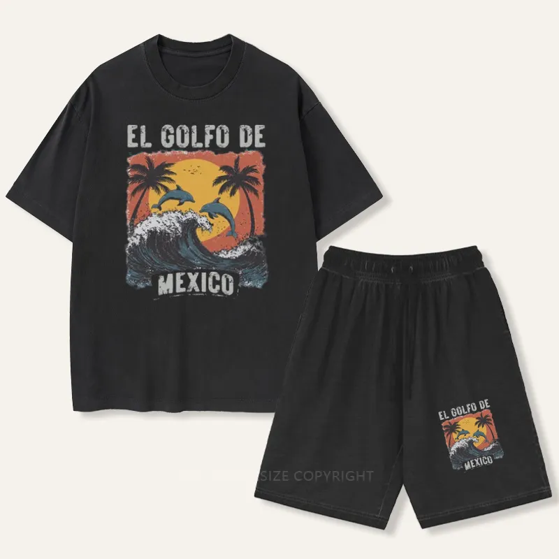 Vintage Gulf Of Mexico Gradient Washed Suit