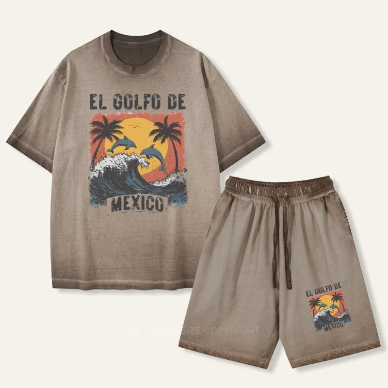 Vintage Gulf Of Mexico Gradient Washed Suit