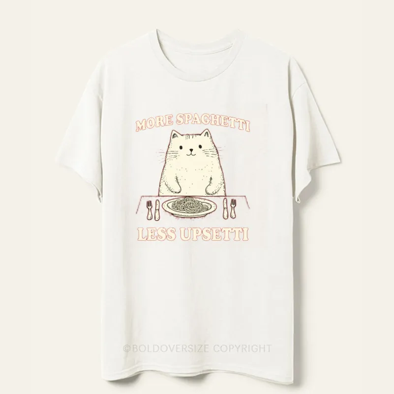 Vintage More Spaghetti Less Upsetti Tee