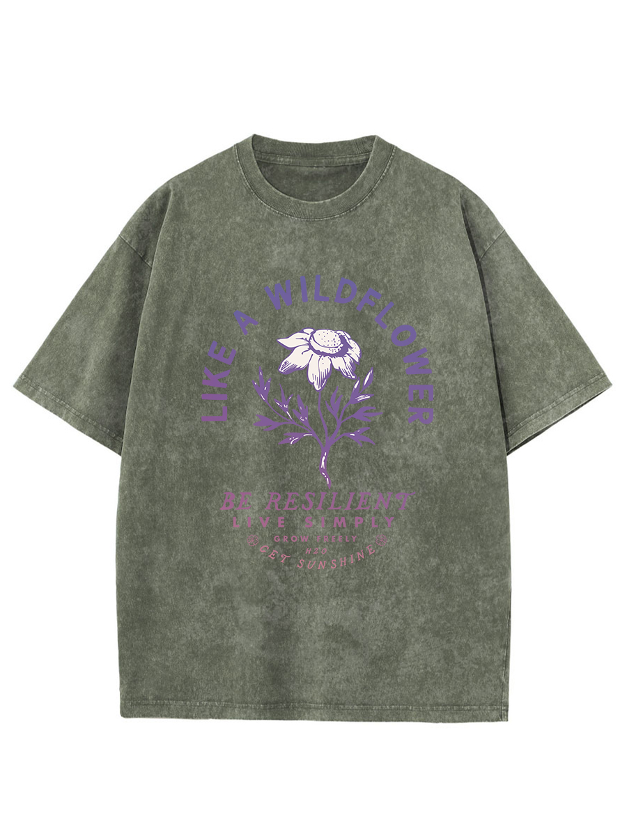 Vintage Like A Wildflower Washed T-Shirt