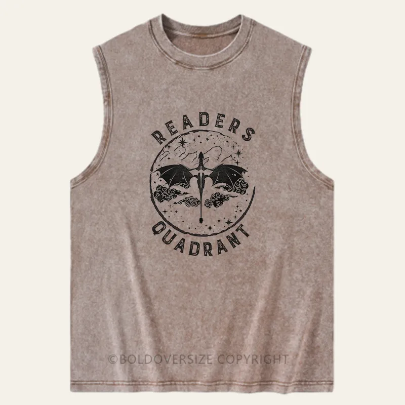 Vintage Readers Qyadrant Washed Tank