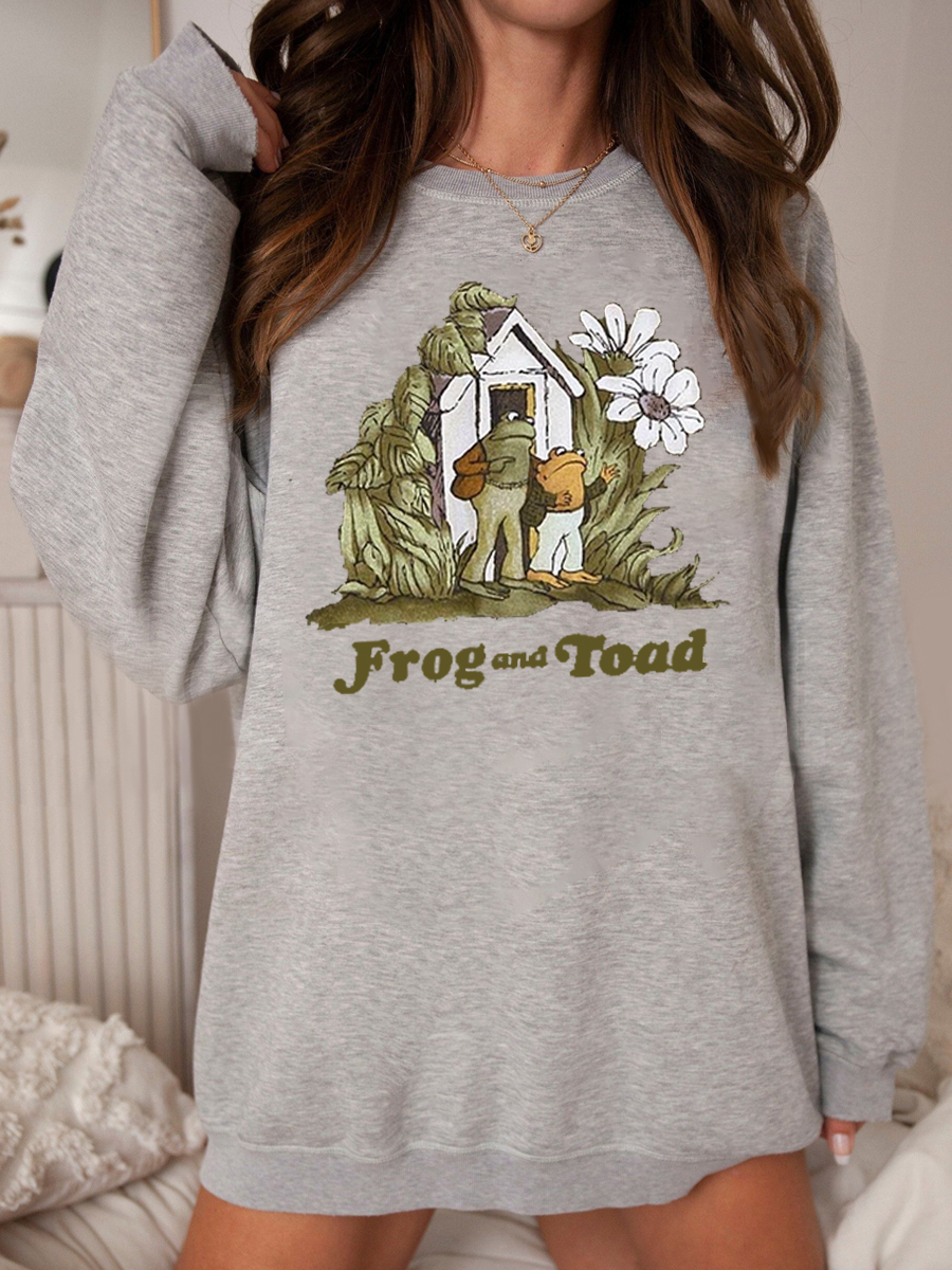 Vintage Frog And Toad Are Friends Sweatshirt