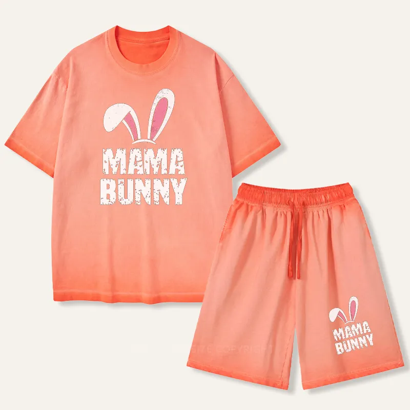 Vintage Mama Bunny Gradient Washed Suit