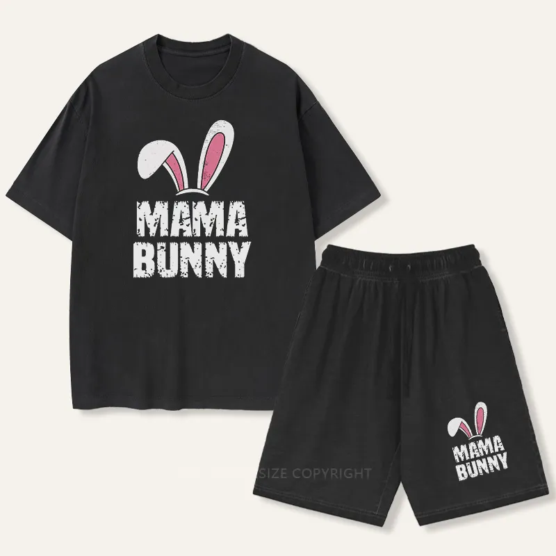 Vintage Mama Bunny Gradient Washed Suit