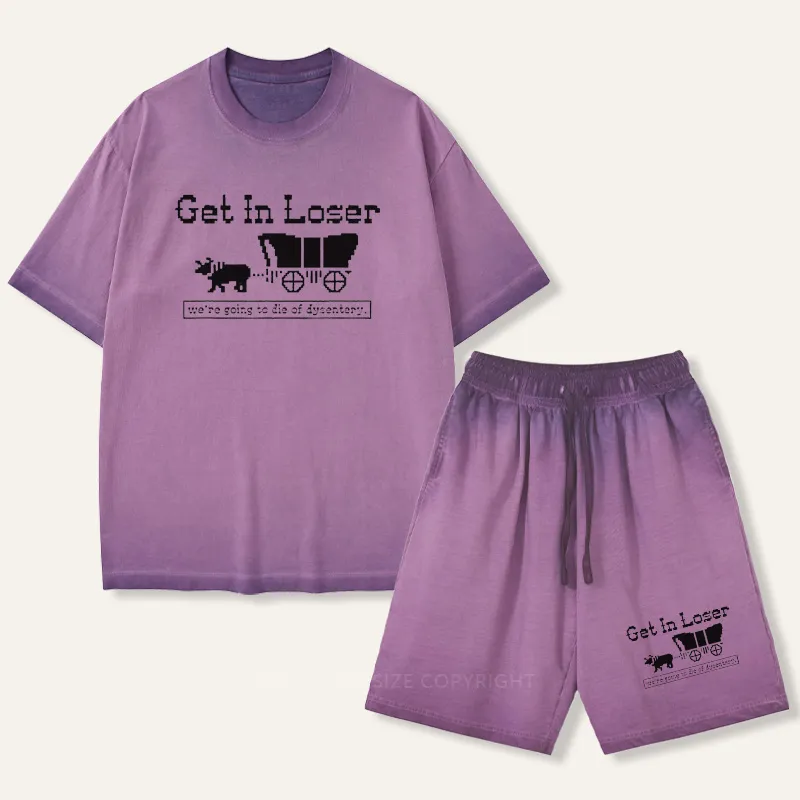 Vintage Get In Loser Gradient Washed Suit