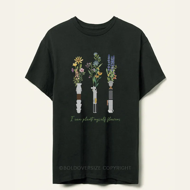 Vintage I Can Plant Myself Flowers Tee