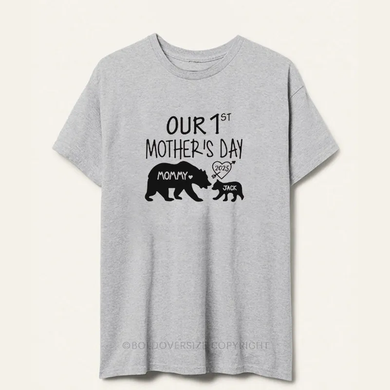 Vintage Personalized Our 1St Mother'S Day Tee