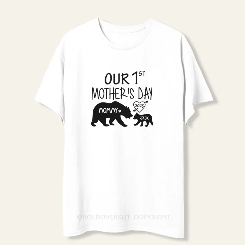 Vintage Personalized Our 1St Mother'S Day Tee
