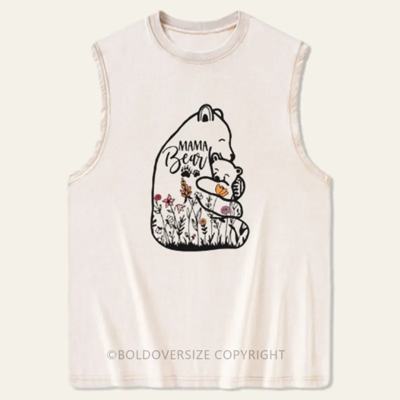Vintage Mama Bear Washed Tank