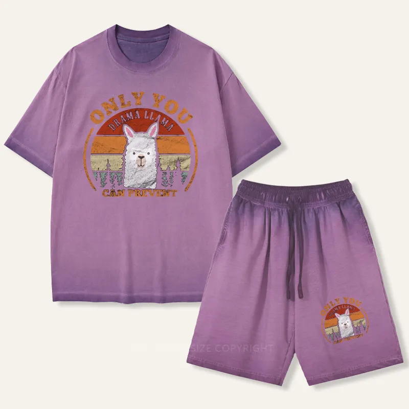 Vintage Only You Can Prevent Drama   Gradient Washed Suit