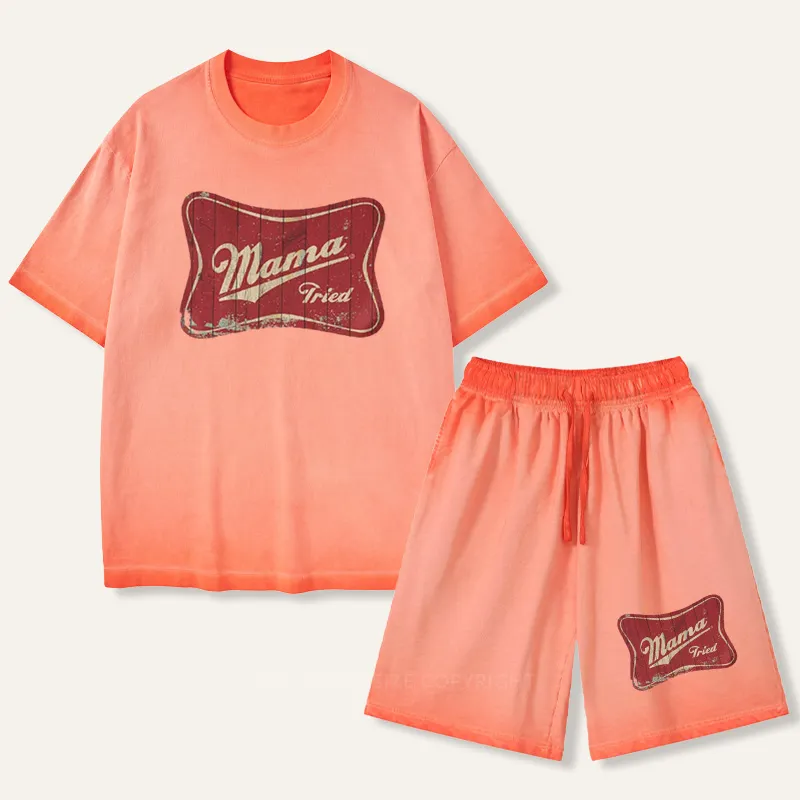 Vintage Mama Tried Gradient Washed Suit