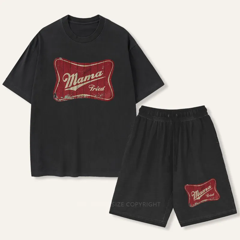 Vintage Mama Tried Gradient Washed Suit